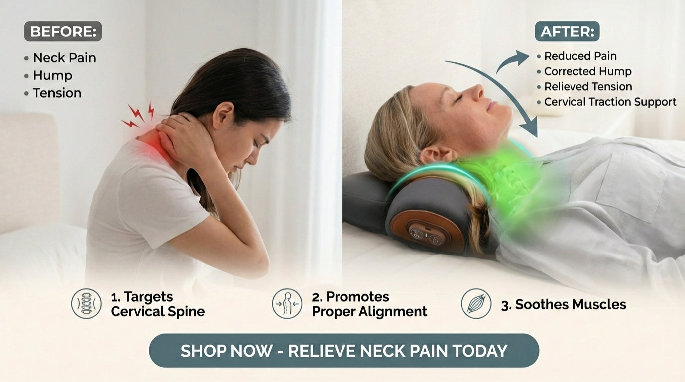 Sleepcrest Cervical Decompression & Posture Correction Device Trusted by 10,000+ Customers