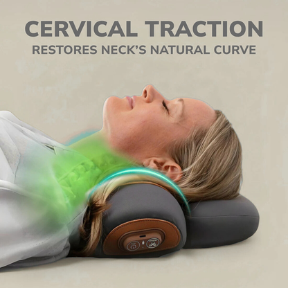 SleepCrest Thera Pillow™ | Traction Massager