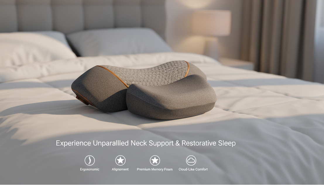 Sleepcrest Cervical Decompression & Posture Correction Device Trusted by 10,000+ Customers